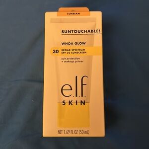 Suntouchable Whoa Glow Broad Spectrum SPF 30 Sunscreen in Sunbeam.. NIB..